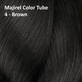 L'Oreal Professionnel Majirel Permanent Hair Color No. 4, Brown - 50g
