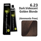 Loreal Inoa Ammonia Free Hair Color 60G 6.23 Dark Iridescent Golden - Beauty Rush
