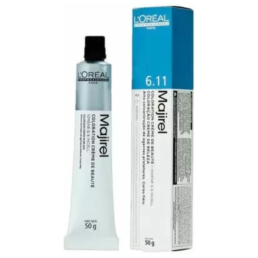 Loreal Professional Majirel Hair Color 50G 6.11 True Ash Dark Blonde - Beauty Rush
