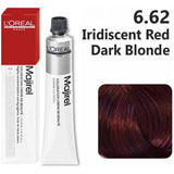 Loreal Professional Majirel Hair Color 50G No 6.62 Iridiscent Red Dark Blonde + Oxidant 495Ml Combo - Beauty Rush
