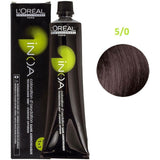 Loreal Inoa Ammonia Free Hair Color 60G 5.0 Light Brown - Beauty Rush