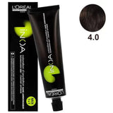 Loreal Inoa Ammonia Free Hair Color 60G 4.0 Brown +Developer 1000ml Combo - Beauty Rush
