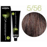 Loreal Inoa Hair Color 60G 5.56 Light Mahogany Red Brown +Developer 1000ml Combo - Beauty Rush