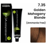 Loreal Inoa Hair Color 60G 7.35 Golden Mahogany +Developer 1000ml Combo - Beauty Rush