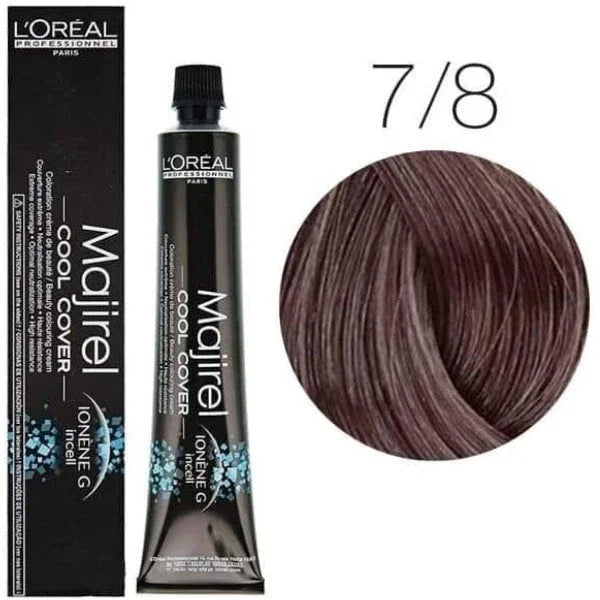 Loreal Professional Majirel Hair Color 50G No 7.8 Mocha Blonde + Oxidant 495Ml Combo - Beauty Rush