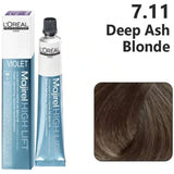 Loreal Professional Majirel Hair Color 50G No 7.11 Deep Ash Blonde + Oxidant 495Ml Combo - Beauty Rush