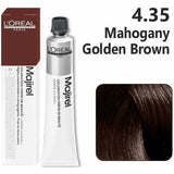 Loreal Professional Majirel Hair Color 50G No 4.35 Mahogany Golden Brown + Oxidant 495Ml Combo - Beauty Rush