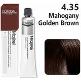 Loreal Majirel Hair Color 50G 4.35 Mahogany Golden Brown + Oxidant 1000Ml Combo - Beauty Rush
