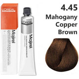 Loreal Majirel Hair Color 50G 4.45 Mahogany Copper Brown + Oxidant 1000Ml Combo - Beauty Rush