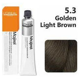 Loreal Majirel Hair Color 50G 5.3 Golden Light Brown + Oxidant 1000Ml Combo - Beauty Rush