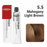 Loreal Professional Majirel Hair Color 50G No 5.5 Mahogany Light Brown + Oxidant 495Ml Combo - Beauty Rush