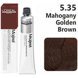 Loreal Majirel Hair Color 50G 5.35 Mahogany Golden Light Brown + Oxidant 1000Ml Combo - Beauty Rush