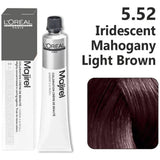 Loreal Majirel Hair Color 50G 5.52 Iridescent Mahogany Light Brown + Oxidant 1000Ml Combo - Beauty Rush