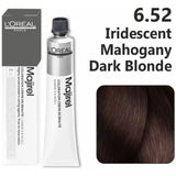 Loreal Professional Majirel Hair Color 50G No 6.52 Iridescent Mahogany Dark Blonde + Oxidant 495Ml Combo - Beauty Rush