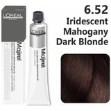 Loreal Majirel Hair Color 50G 6.52 Iridescent Mahogany Dark Blonde + Oxidant 1000Ml Combo - Beauty Rush