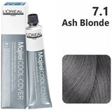 Loreal Majirel Hair Color 50G 7.1 Cool Cover Ash Blonde + Oxidant 1000Ml Combo - Beauty Rush