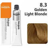 Loreal Majirel Hair Color 50G 8.3 Golden Light Blonde + Oxidant 1000Ml Combo - Beauty Rush