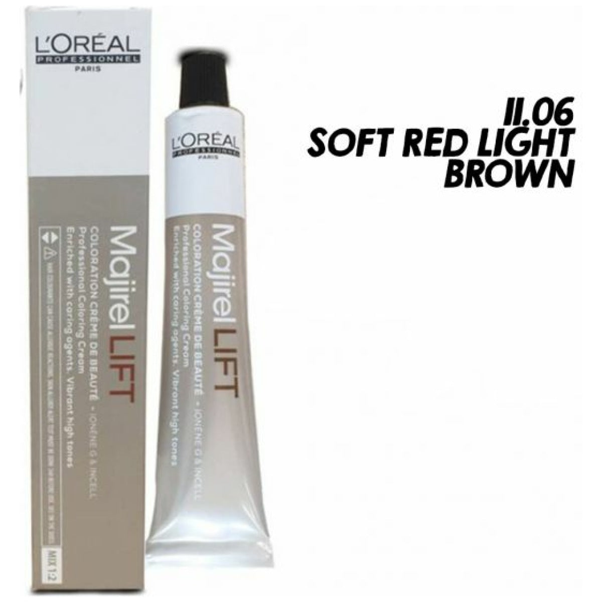 Loreal Majirel Majilift Hair Color 50G 11.06 Soft Red Light Brown+ Oxidant 1000Ml Combo - Beauty Rush
