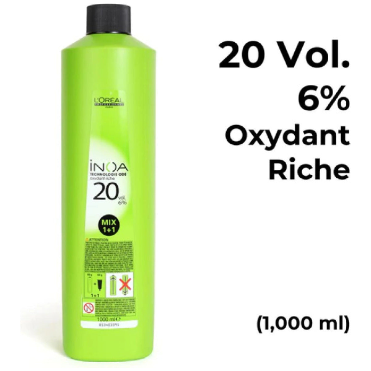 Loreal Inoa Hair Color 60G 3.0 Dark Brown + Developer 1000ml Combo - Beauty Rush