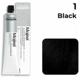 Loreal Professional Majirel Hair Color 50G 1 Black + Oxidant 1000Ml Combo - Beauty Rush