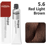 Loreal Professional Majirel Hair Color 50G No 5.6 Red Light Brown + Oxidant 495Ml Combo - Beauty Rush