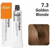 Loreal Professional Majirel Hair Color 50G 7.3 Golden Blonde+ Oxidant 1000Ml Combo - Beauty Rush