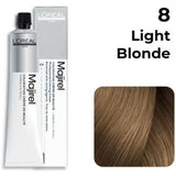 Loreal Professional Majirel Hair Color 50G 8 Light Blonde + Oxidant 1000Ml Combo - Beauty Rush