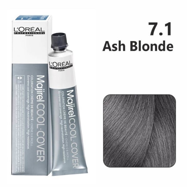 Loreal Professional Majirel Hair Color 50G 50ml 7.1 Ash Blonde - Beauty Rush
