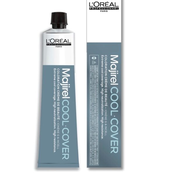 Loreal Professional Majirel Cool Cover Hair Color 50G 7.17 Ash Metallic Blonde - Beauty Rush