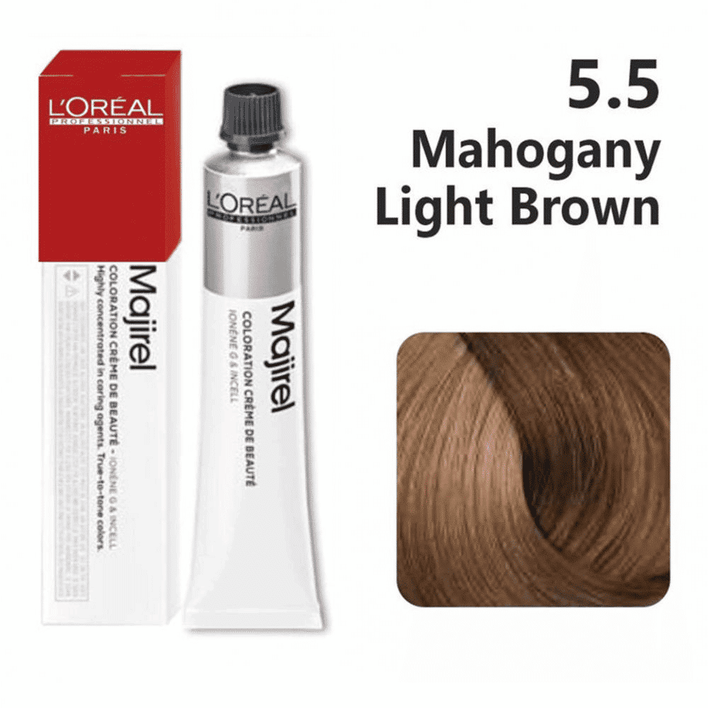 Loreal Professional Majirel Hair Color 50G 5.5 Mahogany Light Brown - Beauty Rush