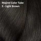 L'Oreal Professionnel Majirel Permanent Hair Color No. 5, Light Brown - 50g