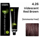 Loreal Inoa Ammonia Free Hair Color 60G 4.26 Iridescent Red Brown - Beauty Rush
