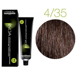 Loreal Inoa Ammonia Free Hair Color 60G 4.35 Golden Mahogany Brown - Beauty Rush