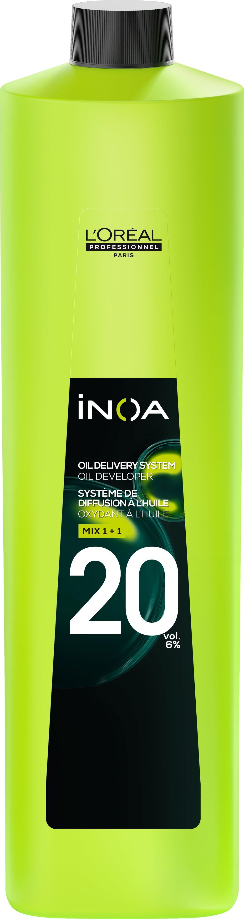 Loreal Inoa Ammonia Free Hair Color 60G 4.0 Brown +Developer 1000ml Combo - Beauty Rush