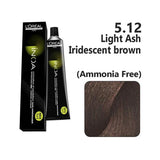 Loreal Inoa Ammonia Free Hair Color 60G 5.12 Light Ash Iridescent Brown - Beauty Rush