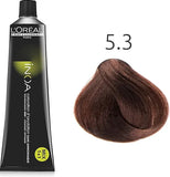 Loreal Inoa Ammonia Free Hair Color 60G 5.3 Light Golden Blond - Beauty Rush