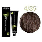 Loreal Inoa Hair Color 60G 4.35 Golden Mahogany Brown + Developer 1000ml Combo - Beauty Rush