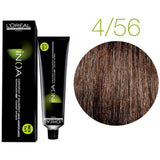 Loreal Inoa Hair Color 60G 4.56 Mahogany Red Brown + Developer 1000ml Combo - Beauty Rush