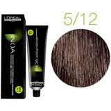 Loreal Inoa Hair Color 60G 5.12 Light Ash Iridescent Brown +Developer 1000ml Combo - Beauty Rush