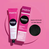 Matrix SoColor Pre-Bonded Permanent Cream Hair Color No. 2.0 2NN, Natural Black - 90g