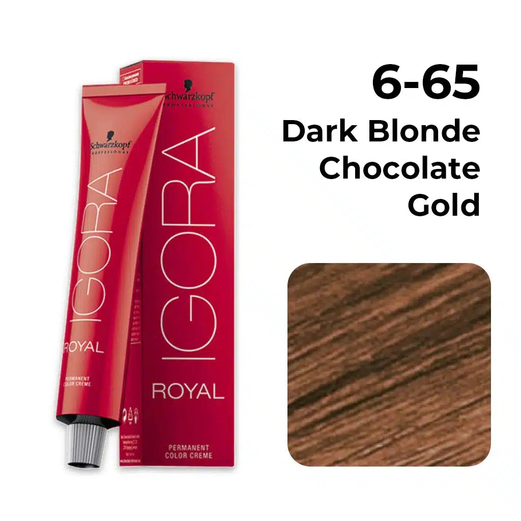 Schwarzkopf Igora Hair Color 60ml 6-65 Dark Blonde Chocolate Gold - Beauty Rush