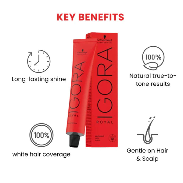 Schwarzkopf Igora Royal Hair Color 60ml 3-0 Dark Brown