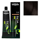 Loreal Inoa Ammonia Free Hair Color 60G 5.8 Light Brown Mocha - Beauty Rush