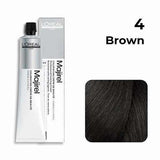 Loreal Professional Majirel Hair Color 50G No 4 Brown + Oxidant 495Ml Combo - Beauty Rush